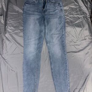Stylish Light Blue Women's Skinny Jeans